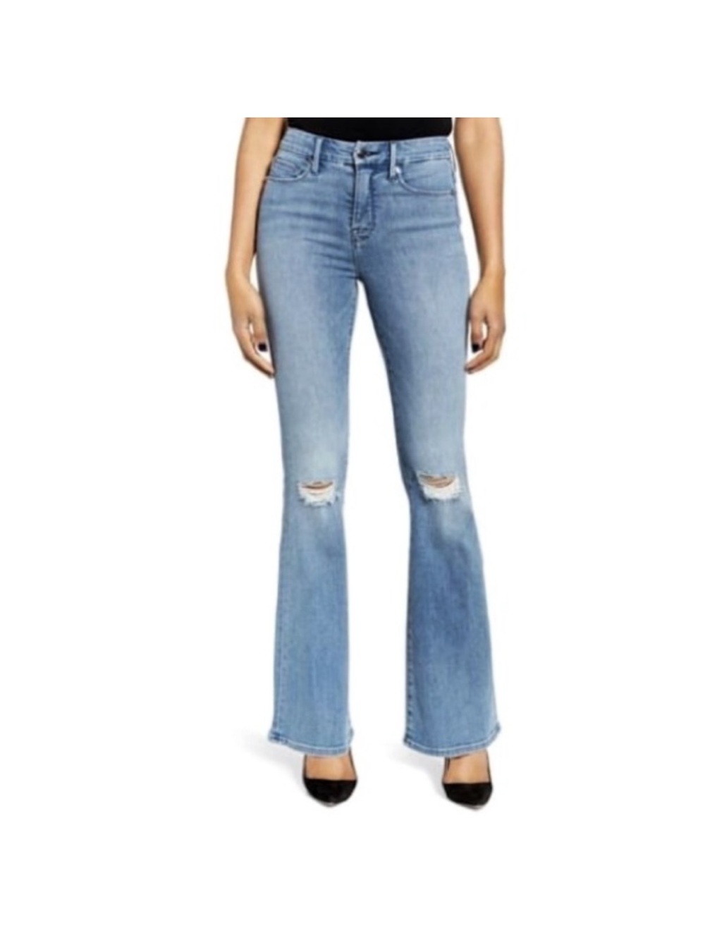 GOOD AMERICAN Good Flare Jeans